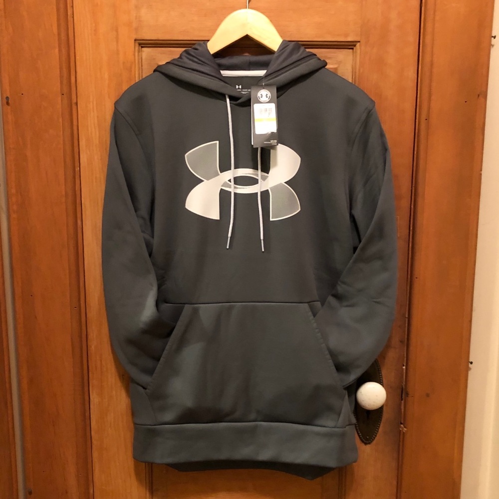 NWT Under Armour Men’s M Gray Cold Gear Hoodie